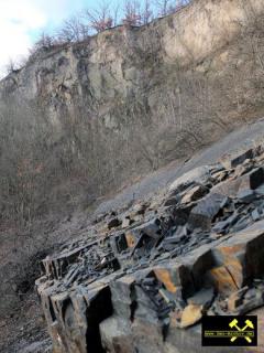 Steinbruch am Krippenberg bei Weida in Ostthüringen, (D) (1) 20. Februar 2012 (Ziegenrück-Formation, Krippenbergkonglomerat).JPG